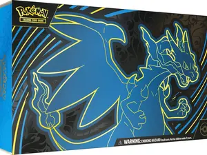 Pokémon TCG: Mega Charizard EX Ultra Premium Collection - 18 Booster Packs, Playmat, Deck Box, Card Sleeves, Metal Coin, Damage Counter Dice & Promo Cards