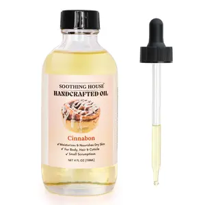 Handcrafted Cinnabon Body Oil – Dessert Scent for Glazed, Soft Skin, Sweet Cinnamon Vanilla Scented Moisturizing Oil for Glowing Skin | Soothing House TikTok Viral