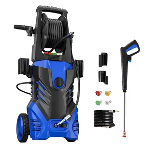 Electric Pressure Washer 2500PSI 1.85 GPM with 4 Nozzles & 25FT Hose for Patios Car Garden Cleaning