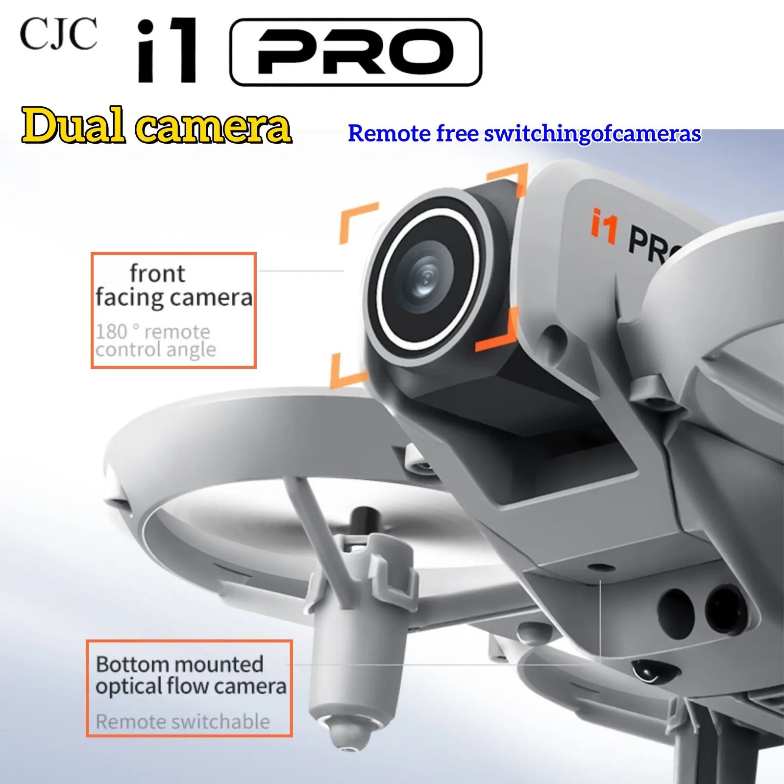 One-touch takeoff and landing, 360° aerial stunts and rolls, HD dual cameras, obstacle avoidance, 100-meter range, 10-minute flight time, suitable for beginners over 4 years old, toy