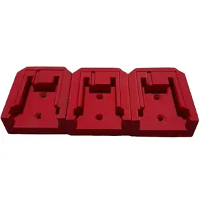 Milwaukee Red Tool Organizer with Battery Holders, Ideal for Secure Tool Storage and Easy Transport