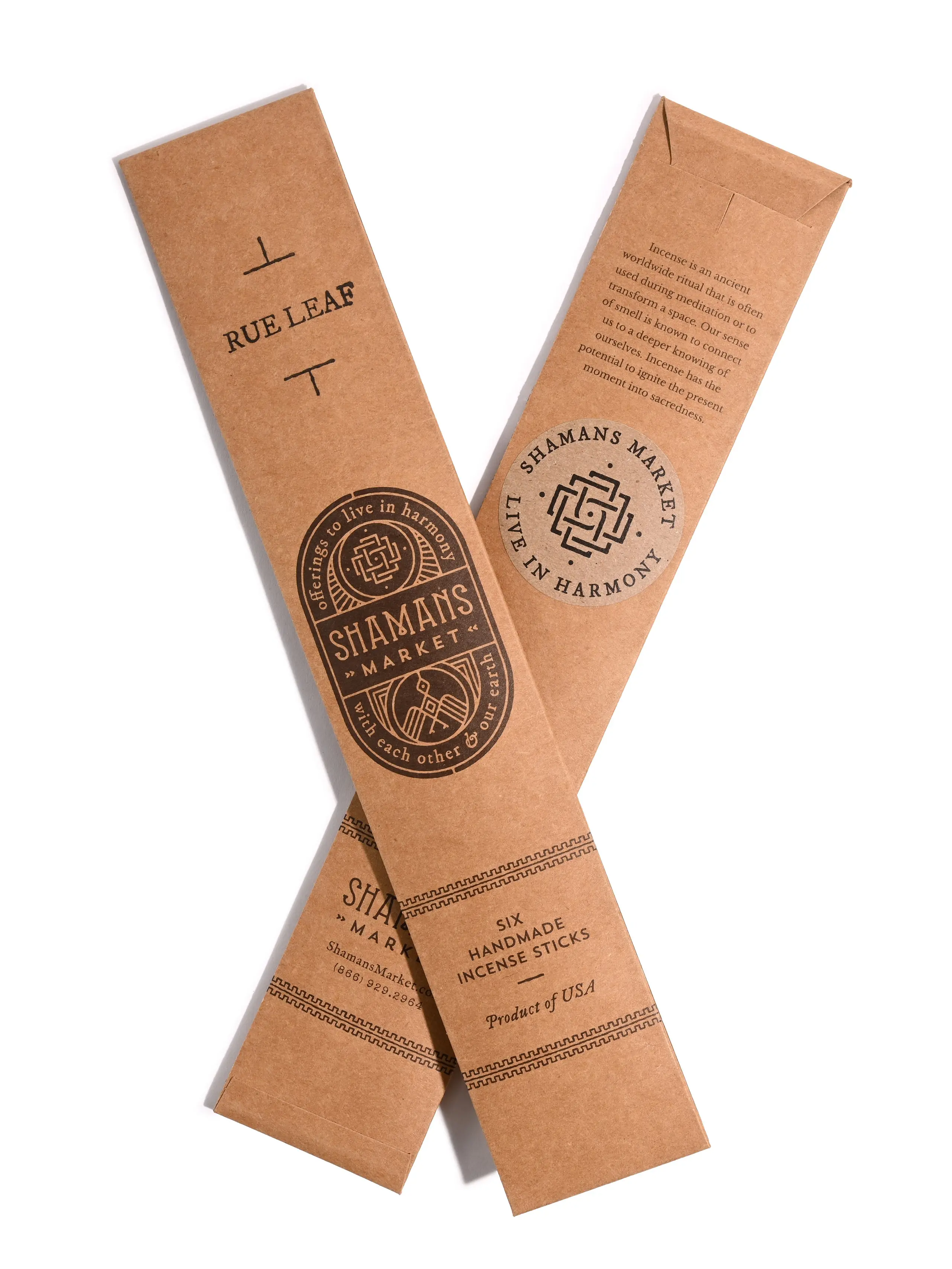 Artisan Rue Leaf Incense Sticks