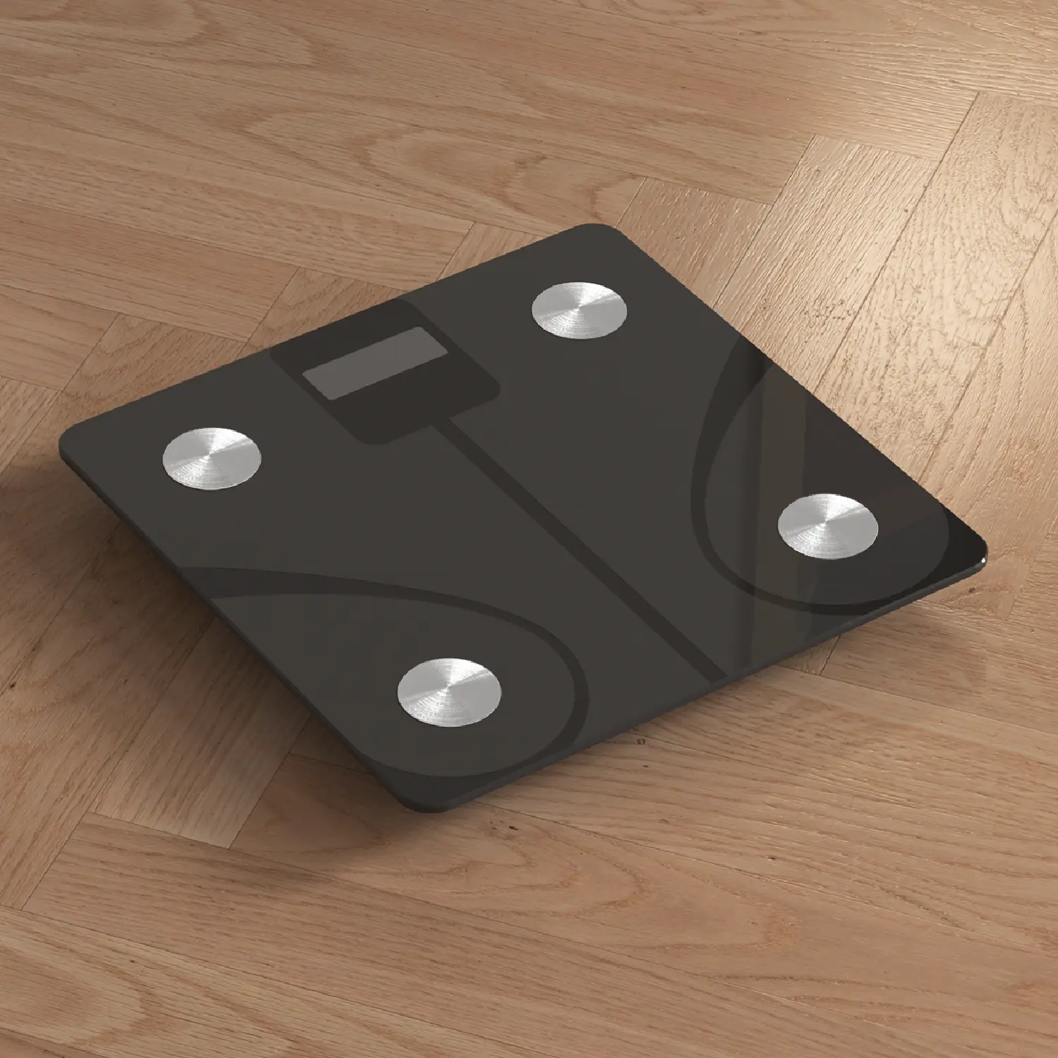 Trending Now Electronic Smart Scale - Bluetooth Functionality, Body Fat, BMI & Weight Tracking, App Sync, Slip-Resistant Design, Body Composition Monitor for Daily Weigh-Ins