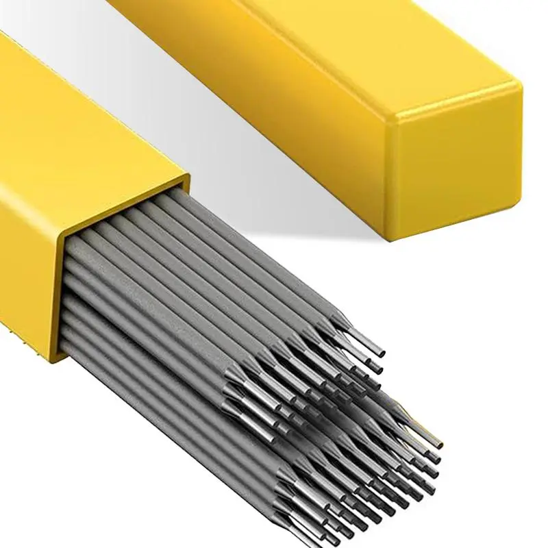 FirmOak E6013 Stick-Type Carbon Steel Welding Rods (3/32"), 2lb 55-Piece Durable Electrodes with Storage Box for Organization & Carrying, Stable Arc, Low Spatter Tools for Construction Maintenance, DIY Enthusiasts, Welding Rod