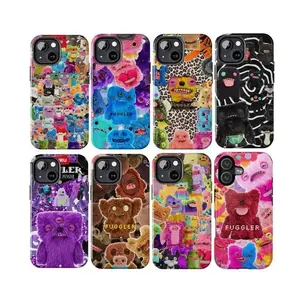 Fuggler Funny Ugly Monster Tough Phone Case Quirky Plush Creature Aesthetic Shockproof Protective Cover For iPhone 11-17 Pro Max/Plus & Samsung Galaxy S23-S25