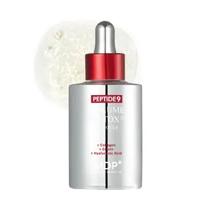 MDP Hydrating Peptide Serum with 9 Peptides & Hyaluronic Acid 3.38 fl oz. (100ml) - Lightweight Ampoule for Dry Skin Care - Daily Moisturizer