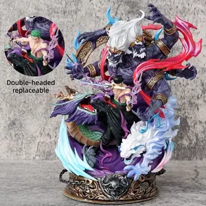 One Piece Lx Studio Zoro King of Hell Enma Anime Figure, Trendy Collectible Statue Ornament, Perfect Gift for Birthdays