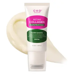 CKD Gua Sha Neck Cream (1.69 fl oz) Tighten & Lift Firming Neck Cream with Massage Roller