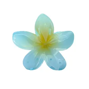 Plumeria Clip in Blue Hawaii