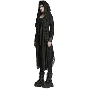 Demise Pierced Hooded Cloak
