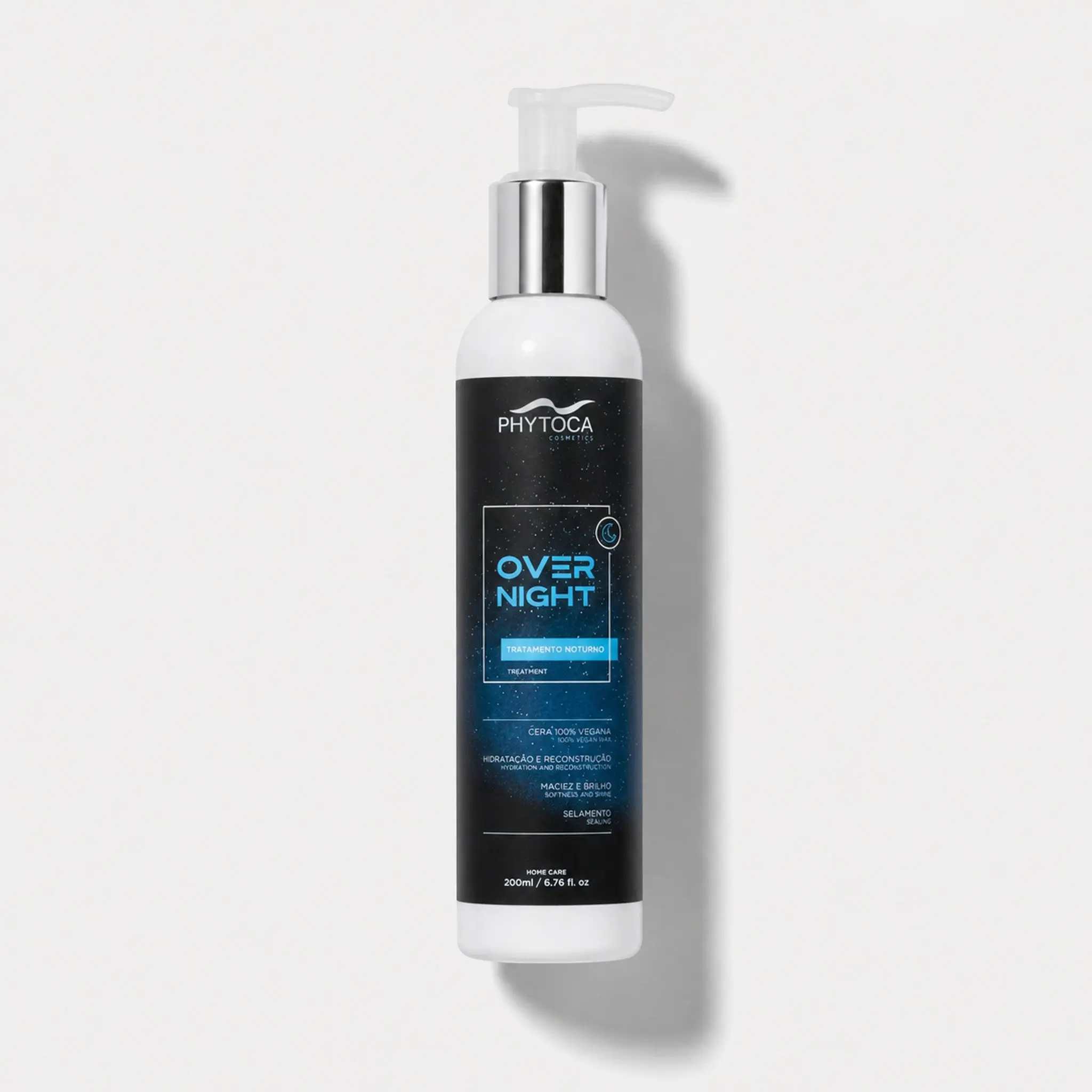 Phytoca Overnight Hair Treatment, Vegan Anti-Aging & Anti-Frizz Liquid with Kukui Oil & Evening Primrose Extract for Hydrating Repair & Shine