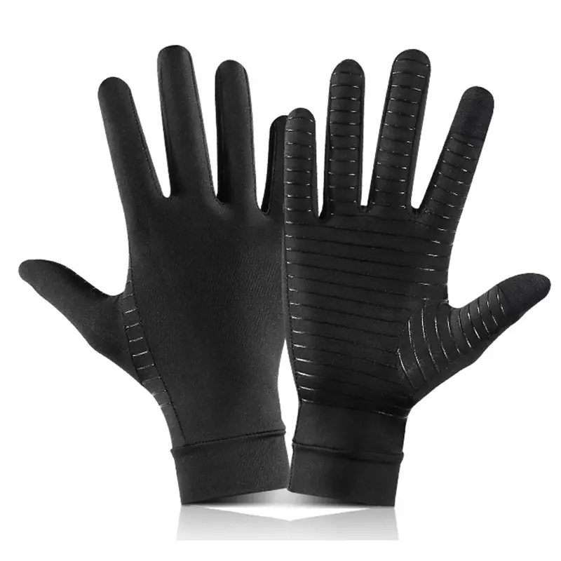 Fingerless Compression Gloves for Men & Women, Breathable Stretchable Hand Support, Healthcare Accessories for Arthritis Relief