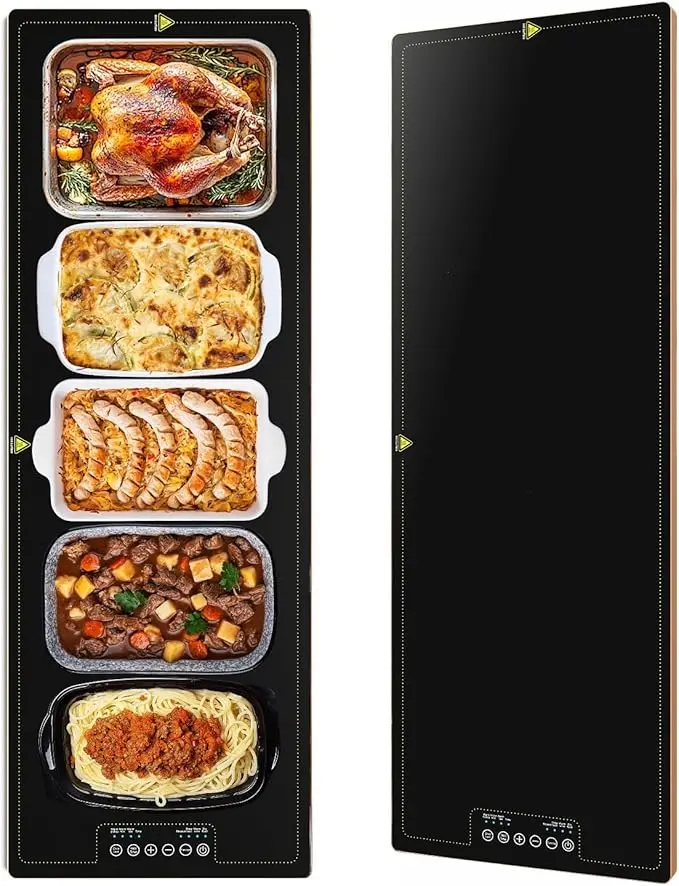 40x14 Inch Electric Warming Trays for Buffets Party - Adjustable Temp (100°F-260°F) Food Warmers, Buffet Servers and Warmers - Extra Large Hot Plate for Restaurants, Events homeessentials