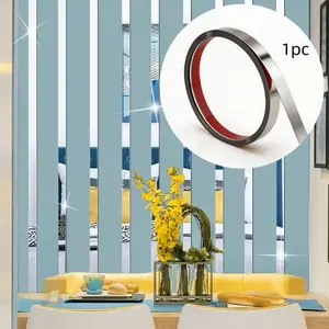 Stainless Steel Flat Decorative Lines,Self-adhesive titanium,Decorative lines, Stainless steel, Beautiful edges, TV background wall,Wall Stickea,Interior,Living room