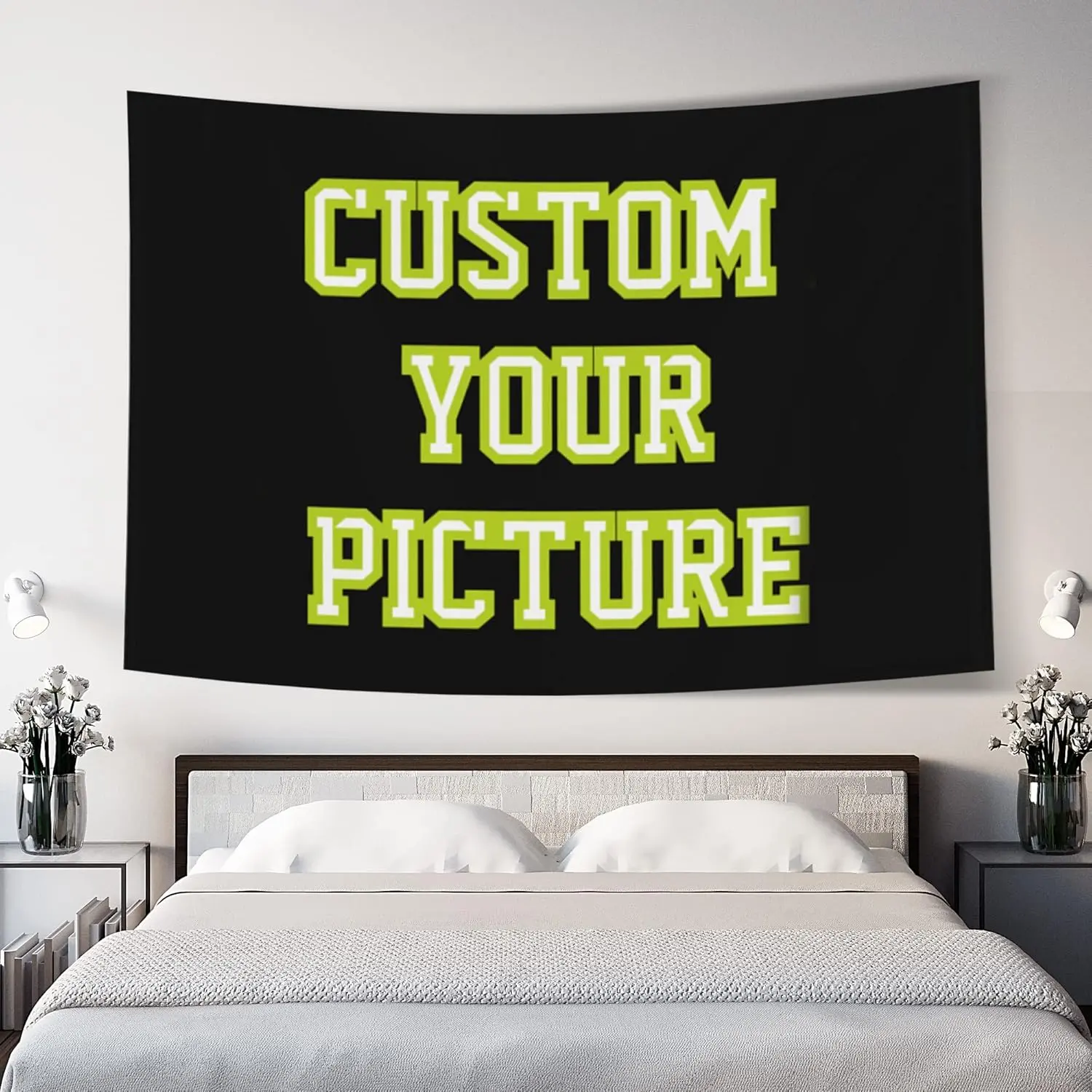 Custom Tapestry Upload Images Personalized Custom Tapestry Customized Backdrop Banner Print Any of Your Design Photo/Text/Logo