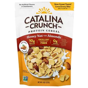 Catalina Crunch Protein Cereal, Honey Nut with Almonds, 8 oz (227 g)