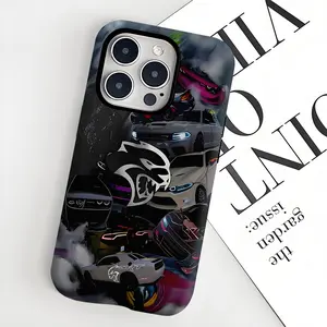 Sports Car Pattern Phone Case,Shockproof Rugged Cover Dual Layer Soft TPU Hard Bumper Hard Shell for iPhone 11 12 13 14 15 16 Pro Max Plus Trendy Cool