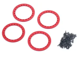 BATRAZZI 1.9" Aluminum Beadlock Rings, 4pcs, Aluminum Material RC Toy Accessory