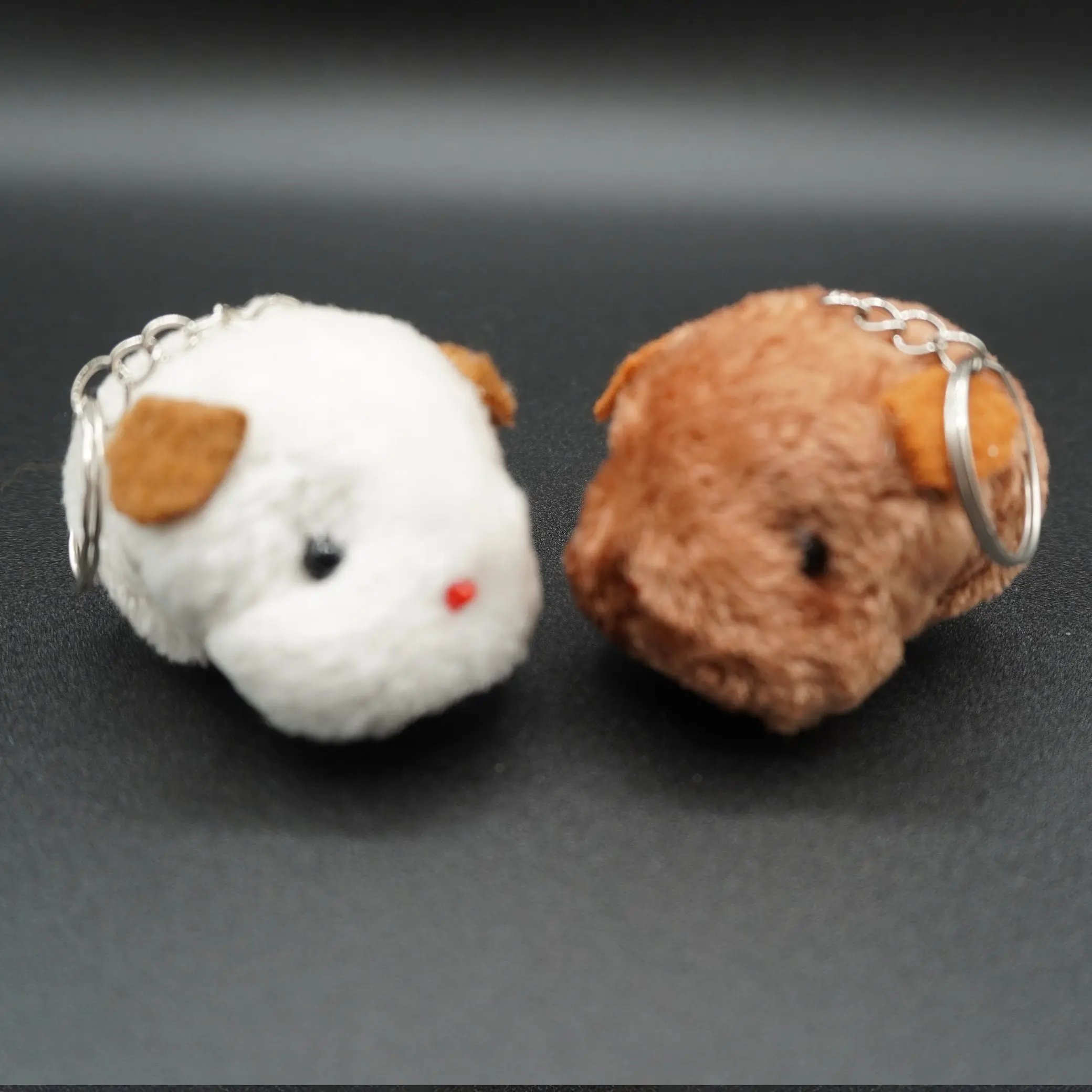 Fluffy Cuy Keychain – Authentic Handmade Peru Souvenir