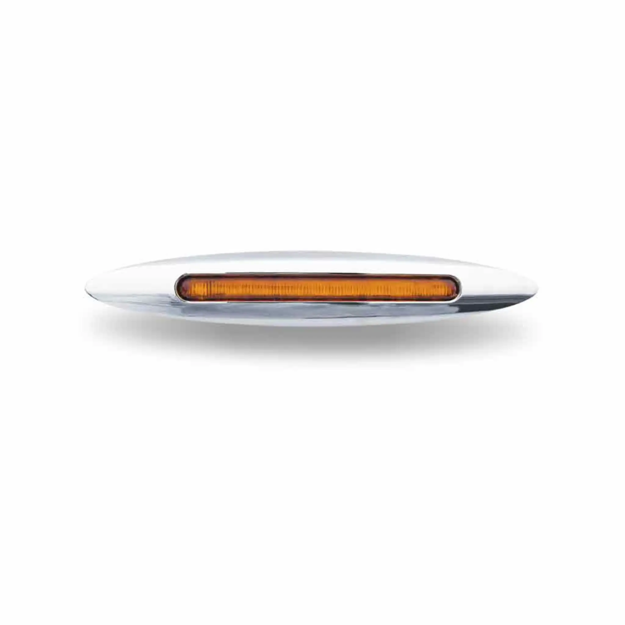 Trux Accessories Slim Flatline Amber LED Marker Light - 9-Diode Automotive Car Light Bar Accessory, Led Light Led Tailgate Lights Led Work Light