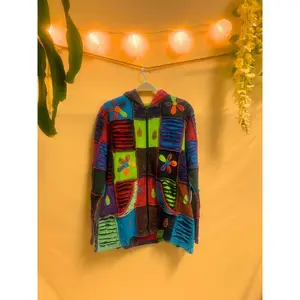 Embroidered Patchwork Jacket