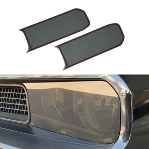 Smoked Headlight Covers for 2008-2014 Dodge Challenger By Tint My Light