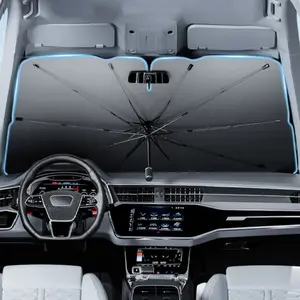 Foldable Car Windshield Sunshade Umbrella, UV Protection Heat Insulation, Front Window Shade, Automotive Interior Accessory, Uv Protective Sunshade