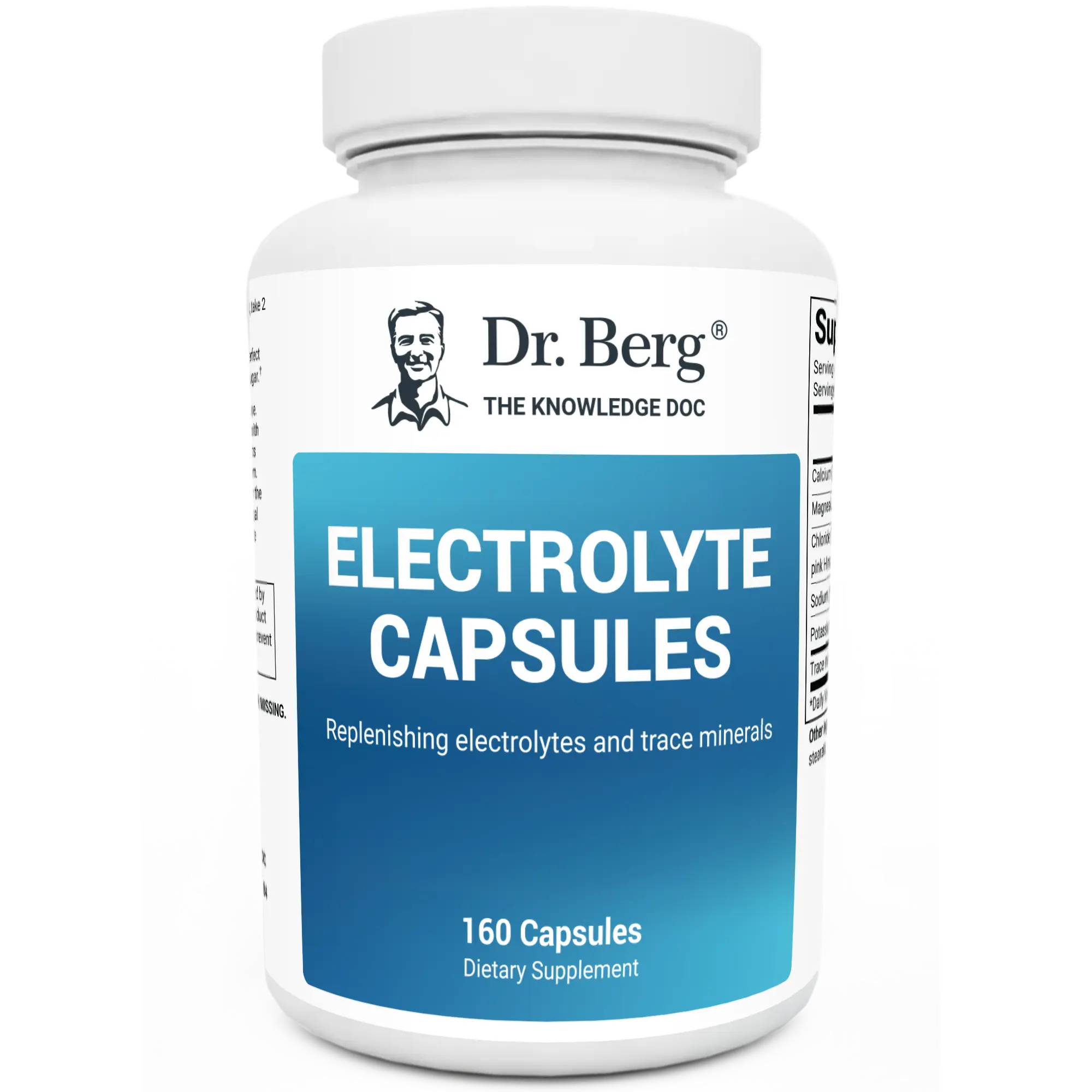 Electrolyte Capsules with Potassium and Magnesium -  160 Vegetable Capsules Supplement Healthcare Fitness Edible Dietary Mineral