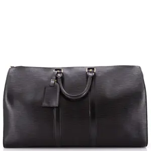 Pre-owned Louis Vuitton Leather Travel Bags Keepall Bag Epi 45 by Rebag