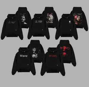 (Collection) Rapper Lil Peep Around the Fur Official Pullover Hoodie - ALL SIZES, Retro Music Tee, Hip Hop Music Lover Shirt, Vintage Hip Hop Shirts Casual Comfort Cotton Fabric Fit Top , Top Men's and Women's Clothing