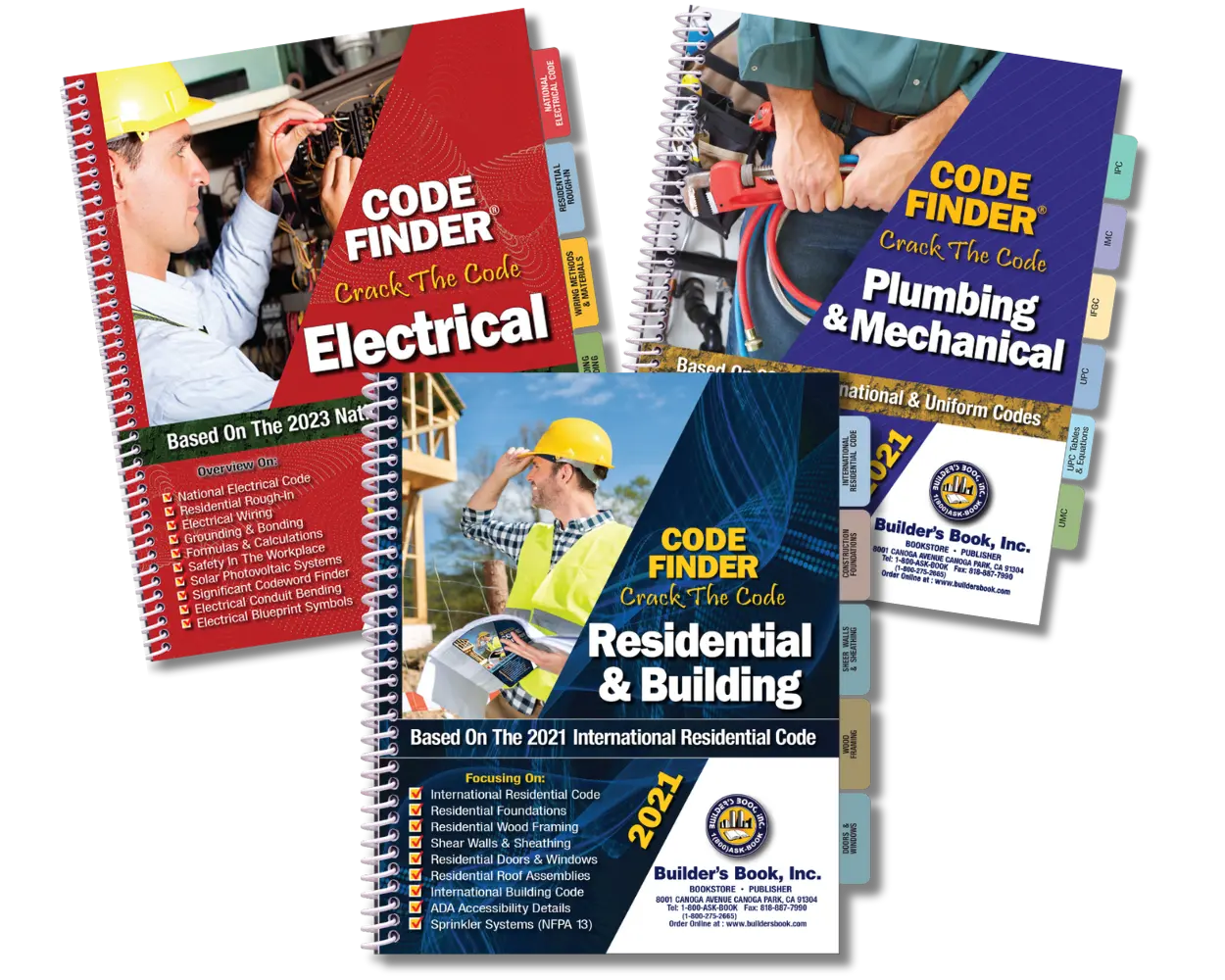 Building, Electrical, & Plumbing Code Finder Combo