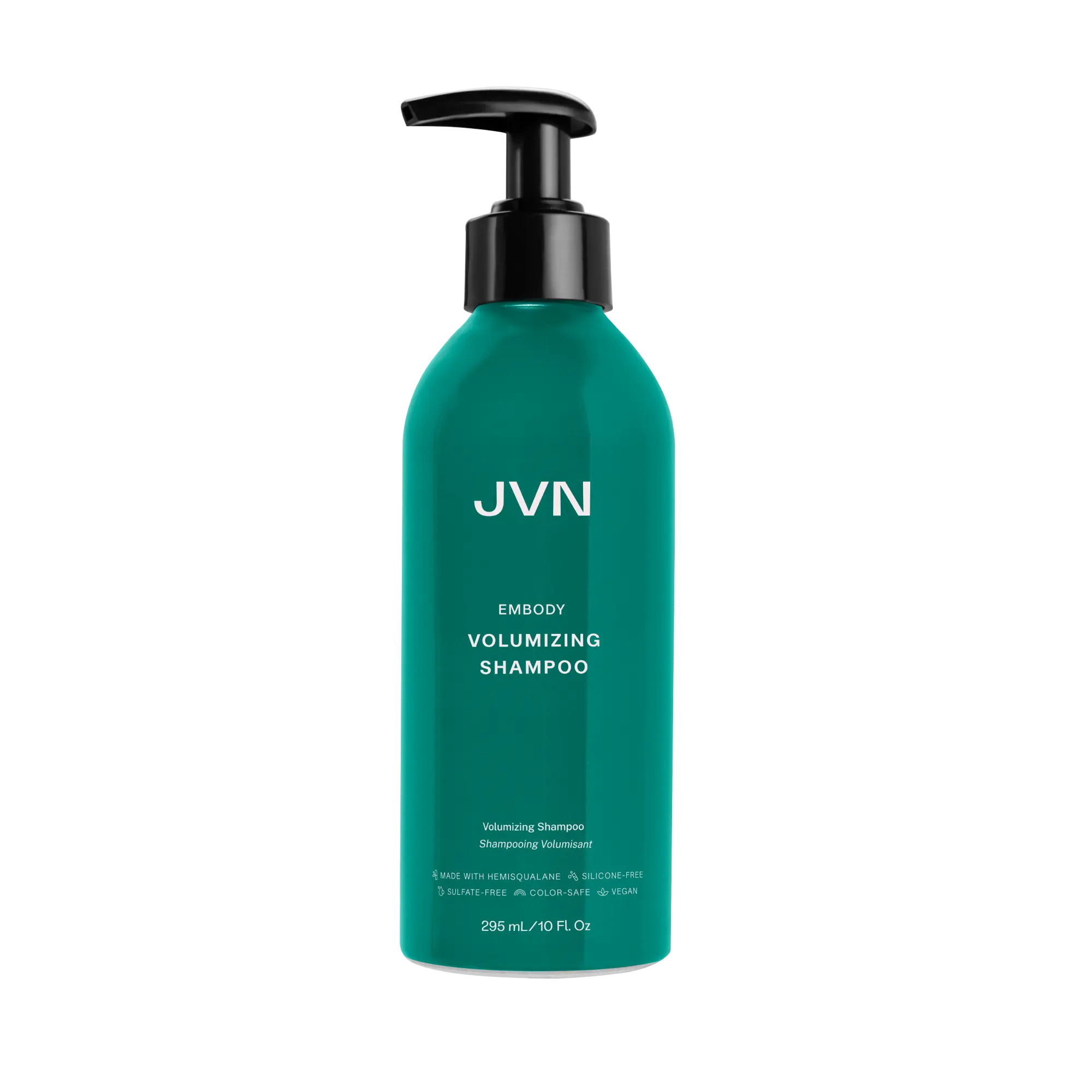 JVN Embody Volumizing Shampoo, 10 Fl Oz, Color Safe Clarifying Shampoo for Build up, Adds Fullness, Moisture and Restores Shine, Hair Care for Women and Men, Non-Toxic, Silicone and Sulfate Free