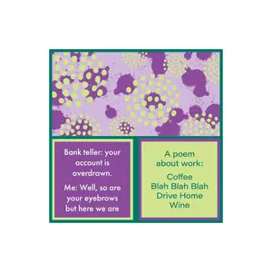 Blah, Blah Cocktail Napkin