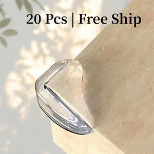 [20 PCS Free Ship] Clear Baby Safety Corner Guards | Soft Edge Protectors for Furniture