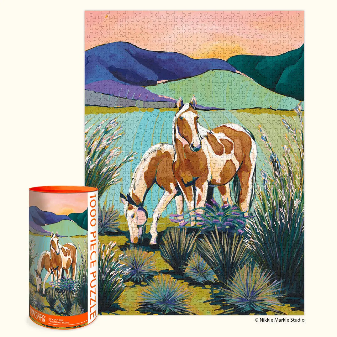 Painted Horses | 1,000 Piece Jigsaw Puzzle