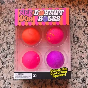 Needoh Donut Holes Dohlectible Cool Cream Squeeze Squishy Stress Relief