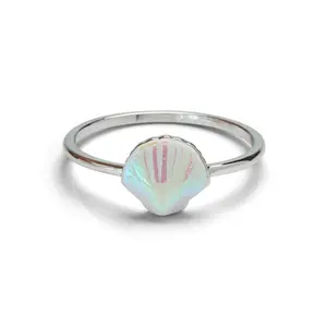 Iridescent Shell Ring