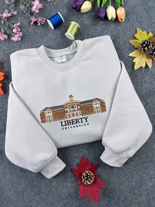 Liberty  University Embroidered Sweatshirt/Hoodie
