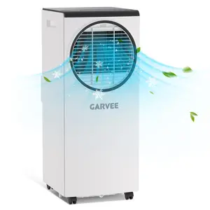 3-in-1 Powerful 8000 BTU Portable Air Conditioner – Dehumidifier, 24H Timer, Fan & AC Unit – Remote Control, LED Display – Cool Rooms up to 350 Sq.Ft – Easy Window Install for Office, Dorm,Bedroom