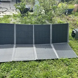 [TikTokShopBackToSchool]CTOLITY SP400 400W Foldable Solar Panel 41V 10A for Outdoor Camping RV Power Station with 8F Bracket & 22% High Efficiency Charge power station fast Free Energy Camping Essentials 2026/Camping Gear