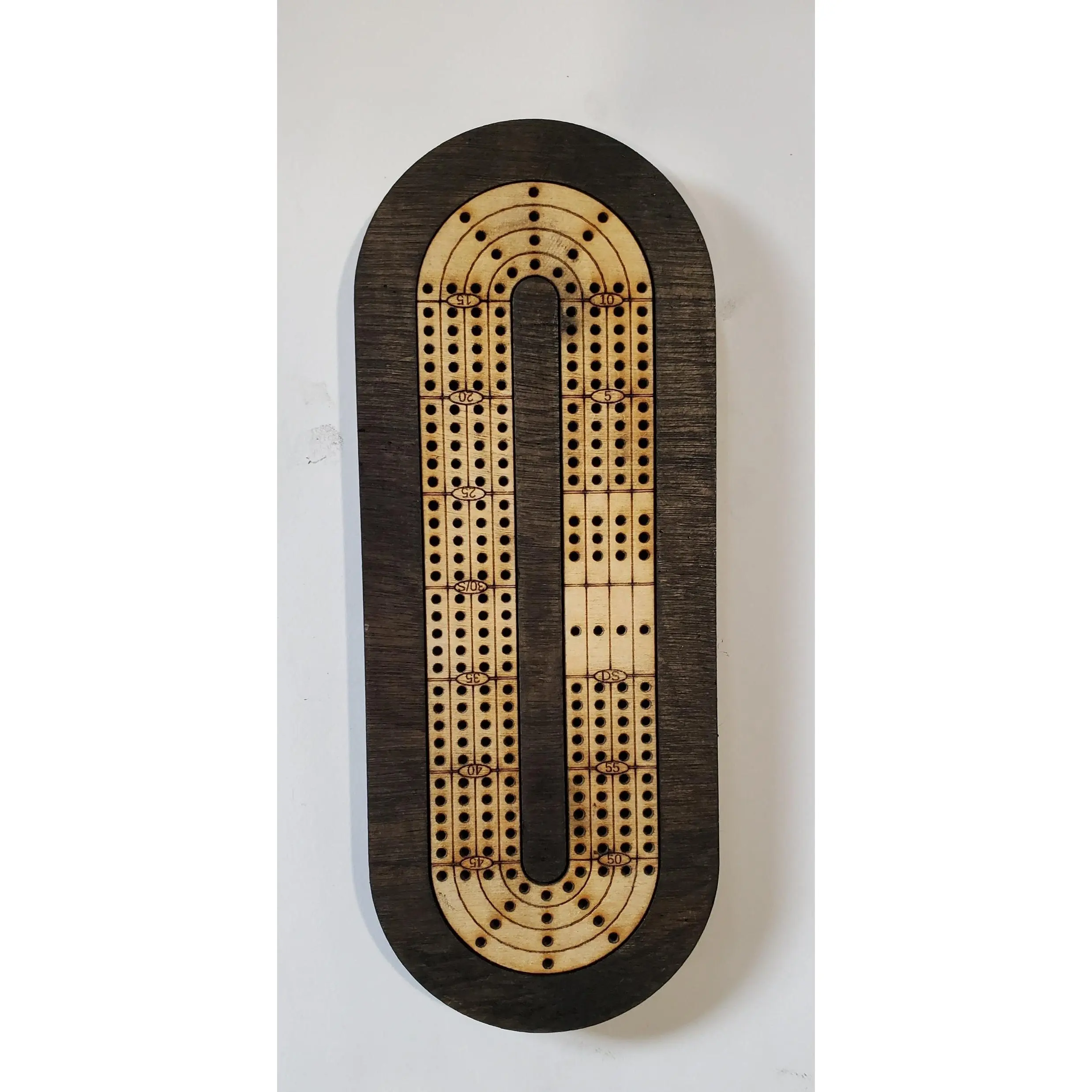 Twice Around Travel Sized 4 Lane Cribbage Board