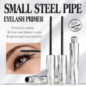 Small Steel Pipe Eyelash Primer, 360° Spiral Brush Head, Long-Lasting Curling, Clump-Free Lengthening Mascara Base, Eye Makeup Essential, Eyelashes Mascara
