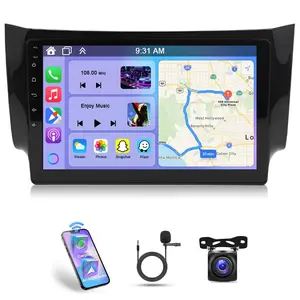 Android Car Stereo for【Nissan Sentra Sylphy 2013 2014 2015 2016 2017】with Carplay and Android Auto, 10" HD Touch Screen Car Radio Head Unit GPS Bluetooth WiFi FM AHD Backup Camera Car Audio