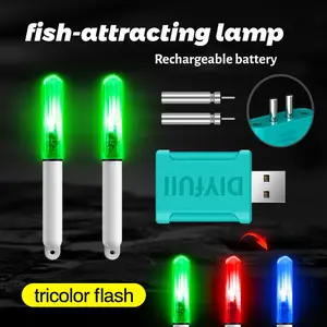 Bright Fishing Signal Light, LED Lure Light for Nighttime Use, Durable Abs Material, Easy-To-Use Design, Ideal for Anglers, Sport Fishing Accessory, Fishing Tackle