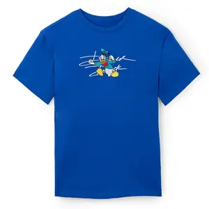 Disney Store Donald Duck Embroidered T-Shirt for Men