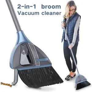 2-in-1 Vacuum Cleaner Mop, Lazy Mop, Crevice Track Mop Smart Cleaning Broom