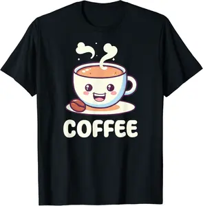 Coffee & Creamer Matching Couple Halloween Best Friends T-Shirt - 92B0DC74HBS4