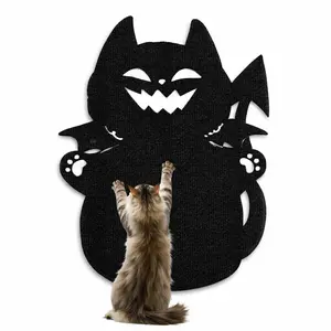 pinepaw Natural Sisal Rope Cat Scratcher Board - Peel-and-Stick Self-Adhesive Furniture Guard, Durable Wear-Resistant Non-Slip Pet Scratching Pad, Home Pet Furniture Accessory