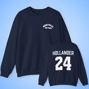 Montreal Metros Sweatshirt | Heated Rivalry Inspired Hockey Crewneck | Game Changers Book Series Apparel