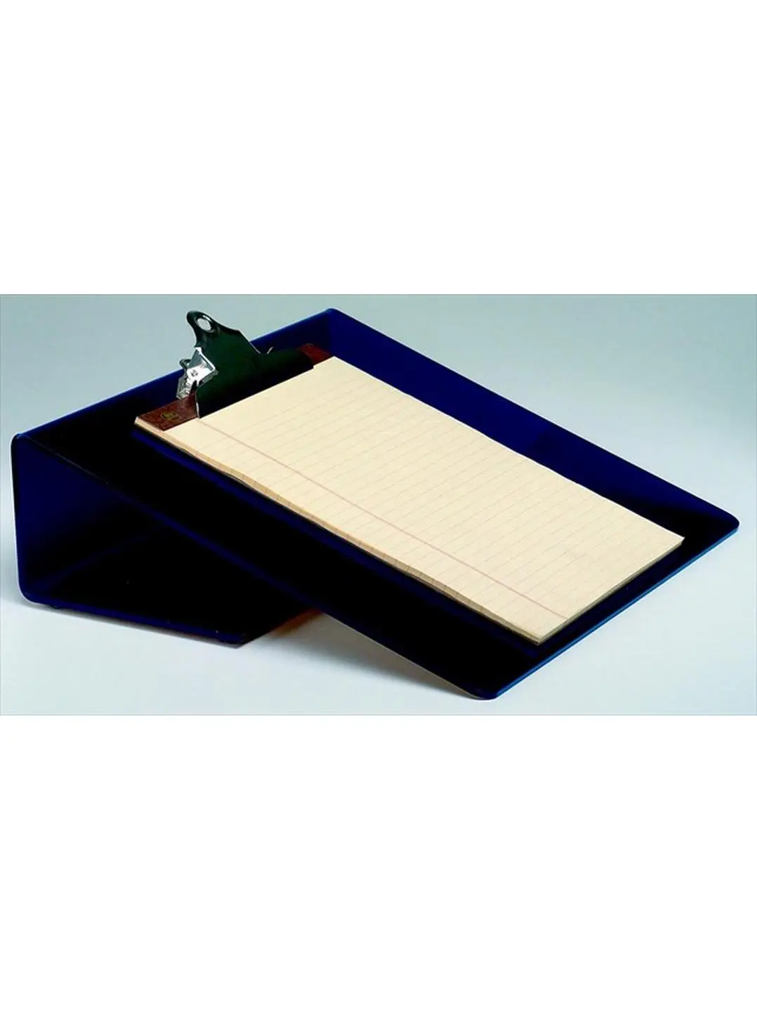 Abilitations Slantscript Writing Aid Board - Model 026256, 9 h x 13.5 w in Smoke Color Plexiglass, 20 Degrees Low Angle Metal Board for Office Presentation Supplies, Reading Support, Encourages Posture, 20 Degrees Angle